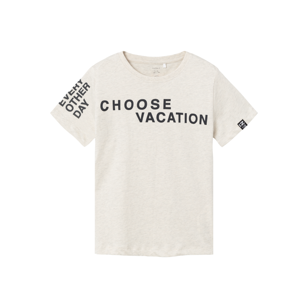 Name It Jaksen Løs T-shirt - Peyote Melange
