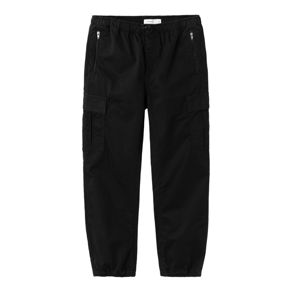 NAME IT Twill Faldskærms Bukser Bella Black