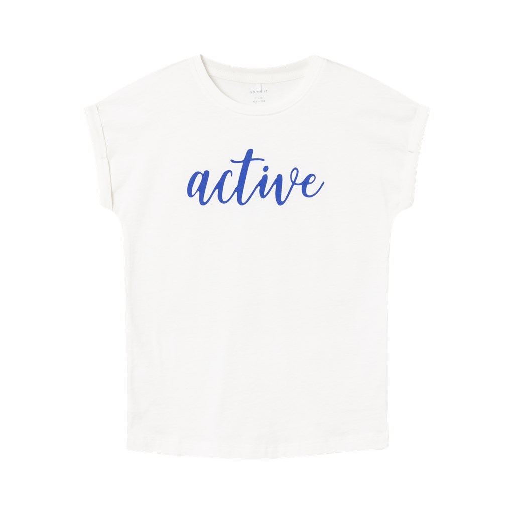 NAME IT Sporty T-shirt Orita White Alyssum