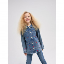 NAME IT Denim Jakke Kathy Medium Blue Denim