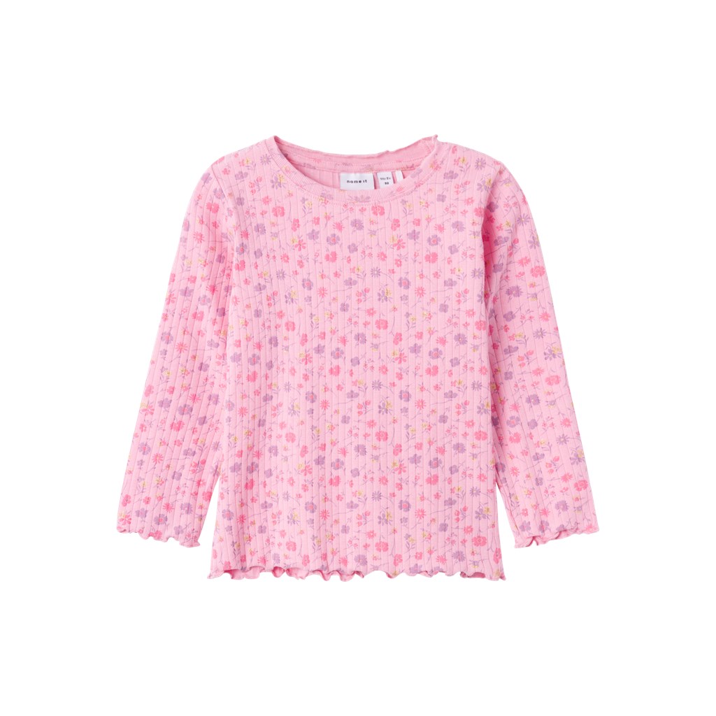 NAME IT Modal Rib Bluse Olea Candy Pink