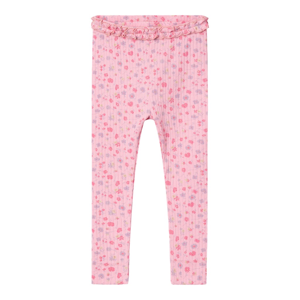 NAME IT Modal Rib Leggings Olea Candy Pink