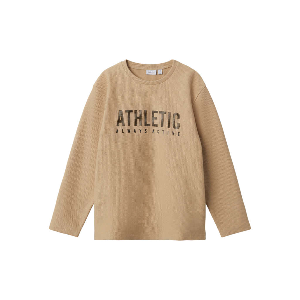 NAME IT Løs Langærmet Bluse Natrias Irish Cream