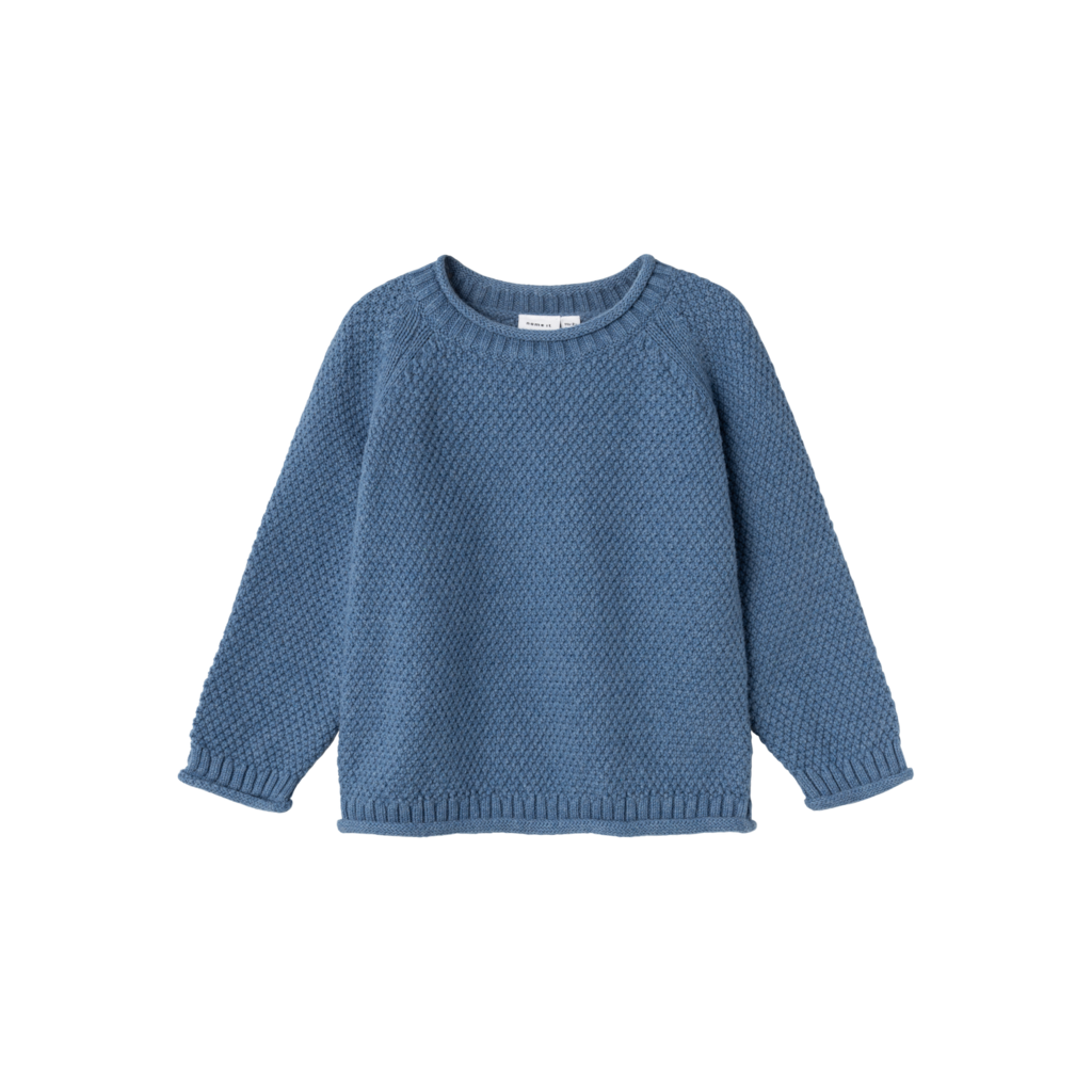 NAME IT Striktrøje Kilon Coronet Blue Melange
