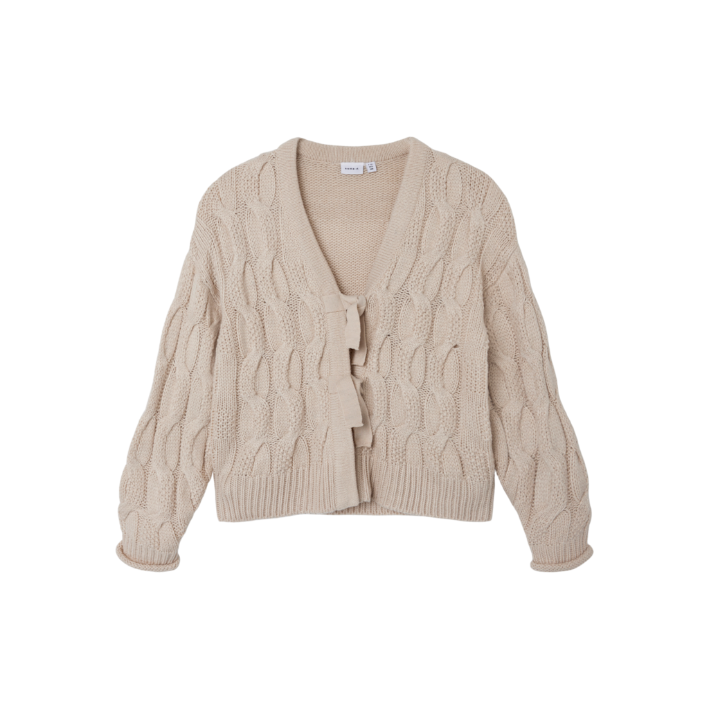 Name It Kimmao Strik Cardigan - Peyote Melange