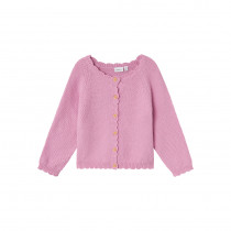 NAME IT Strik Cardigan Karoline Pastel Lavender