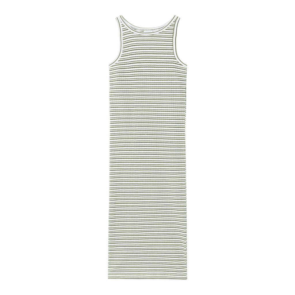 NAME IT Tanktop Maxi Kjole Hobine Oil Green 