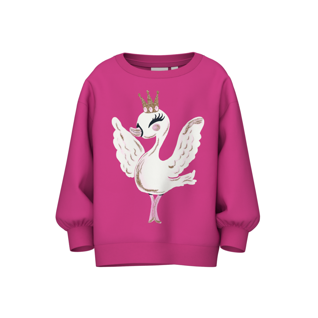  NAME IT Boxy Sweatshirt Valona Raspberry Rose