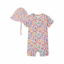 NAME IT Sunsuit Sæt Vandora Rainbow