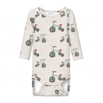 NAME IT Langærmet Body Lassen Peyote Melange