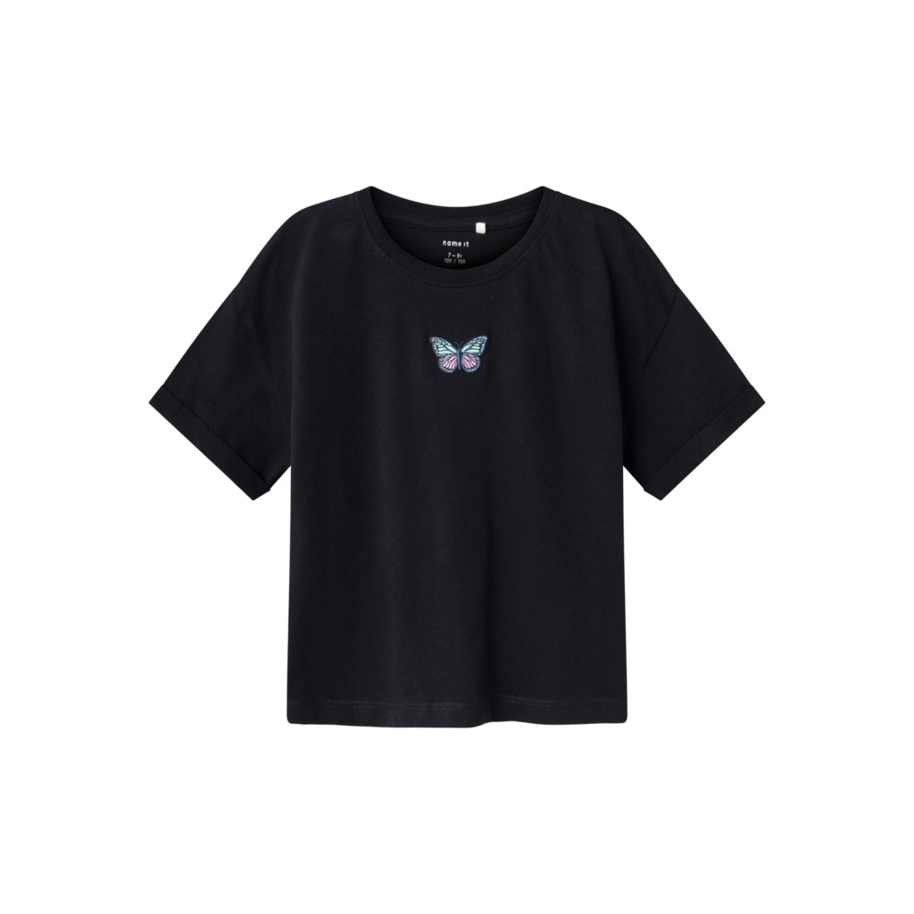 Name It Kustine Kort T-Shirt - Black