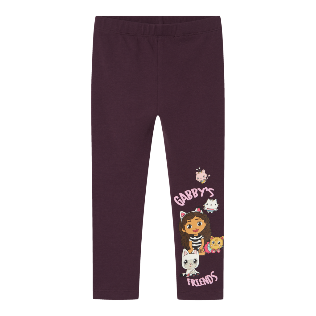 Name Gabby Cat Leggings Julle Plum Perfect