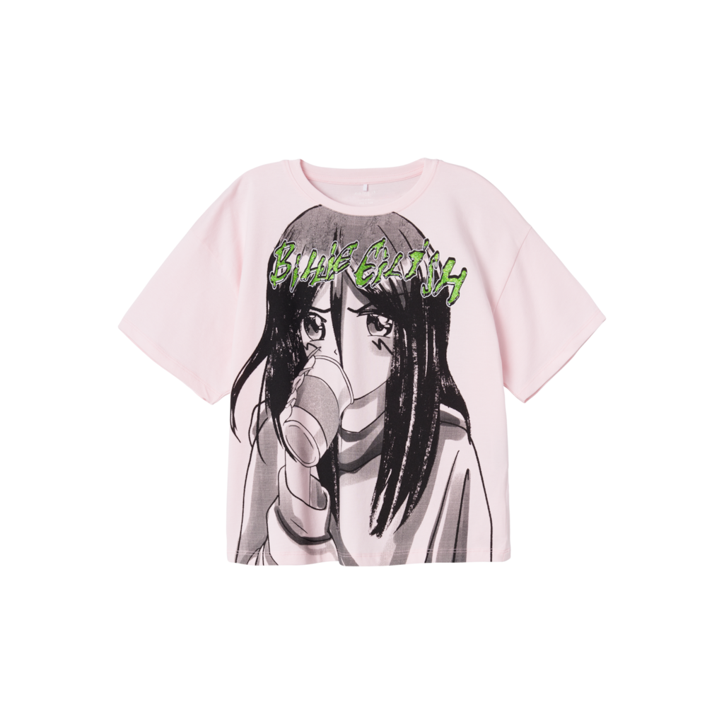 NAME IT Billie Eilish Boxy T-Shirt Jaxana Festival Bloom billede