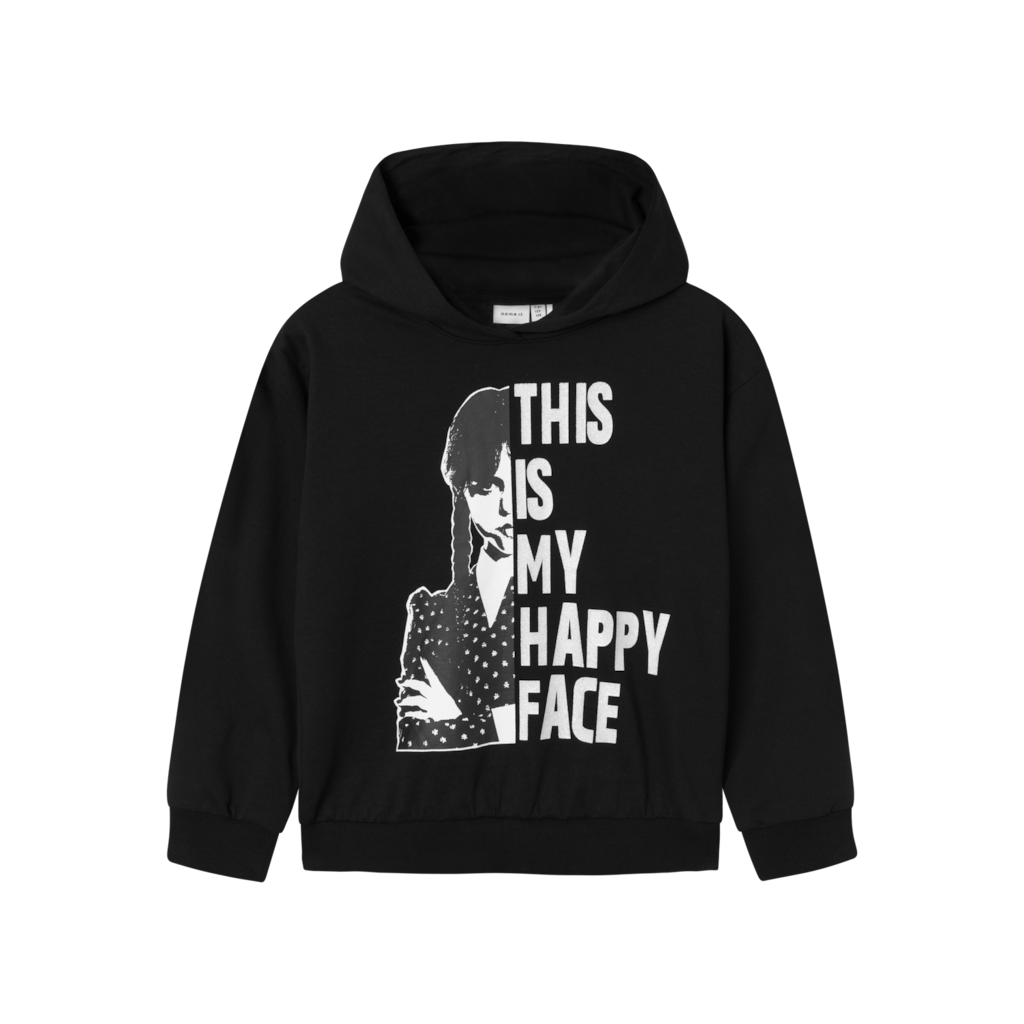 Name It Wednesday Hoodie Xemi - Black