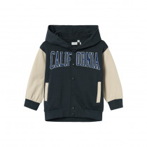 NAME IT Løs Sweat Cardigan Kebastian Dark Sapphire