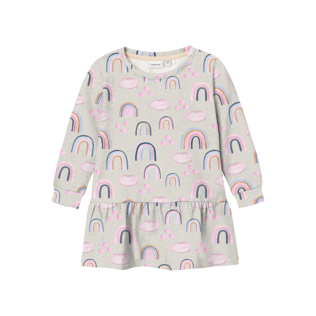 NAME IT Sweatkjole Kathy Peyote Melange billede