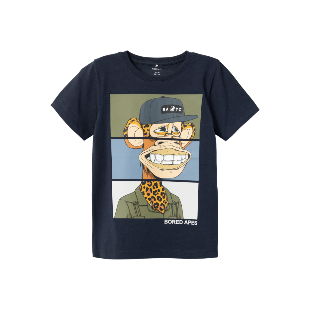 NAME IT T-Shirt Jai Dark Sapphire