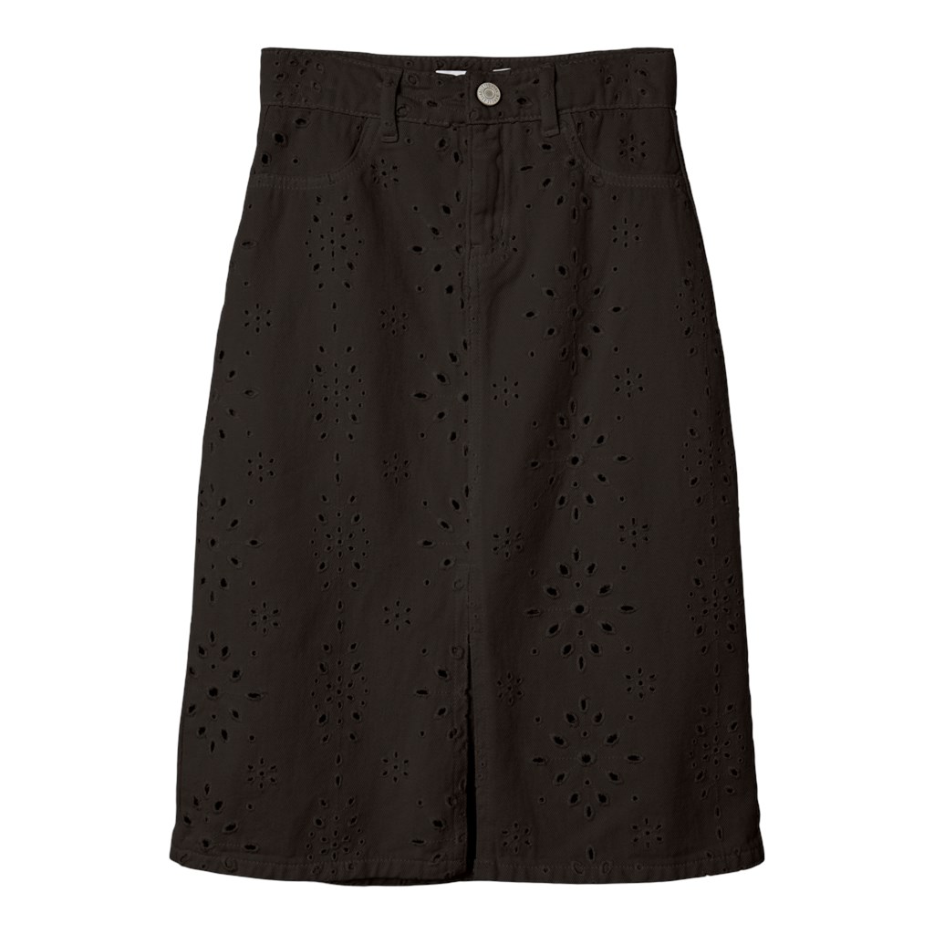 NAME IT Lang Nederdel Ninna Black billede