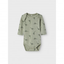 NAME IT 3-Pak Body Langærmet Agave Green