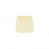 NAME IT Velour Shorts Debbie Pastel Yellow
