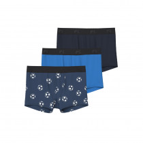 NAME IT 3-Pak Boxershorts Fodbold Dark Denim 