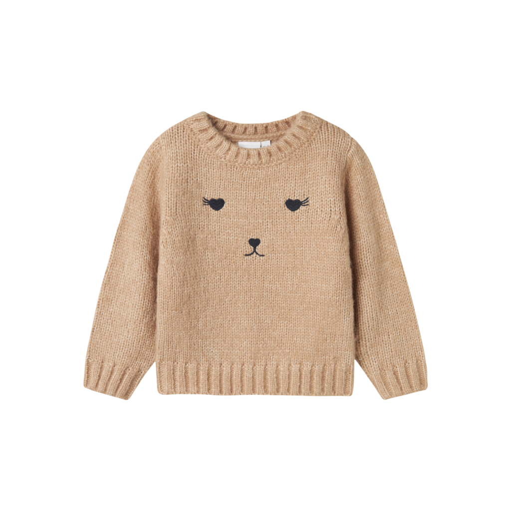 Name It Striktrøje Obibi - Oxford Tan
