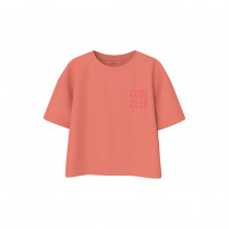 NAME IT Kort T-Shirt Nosa Fusion Coral