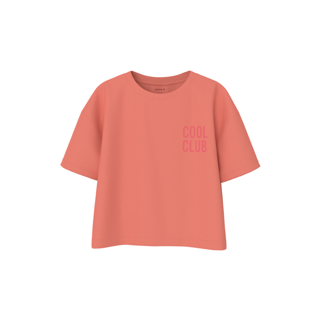 Name It Nosa Kort T-shirt - Fusion Coral