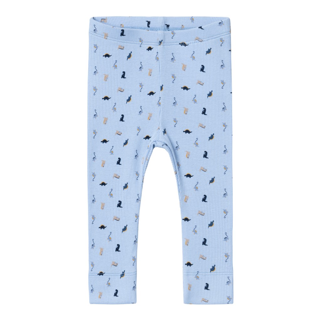 NAME IT Rib Leggings Dabbu Chambray Blue