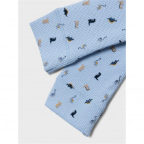 NAME IT Rib Leggings Dabbu Chambray Blue
