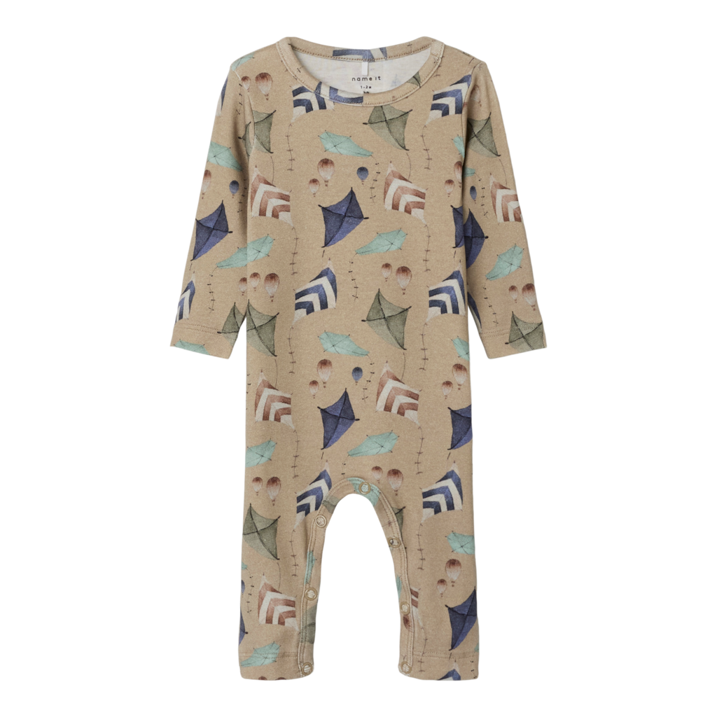 NAME IT Heldragt Nathon Weathered Teak billede