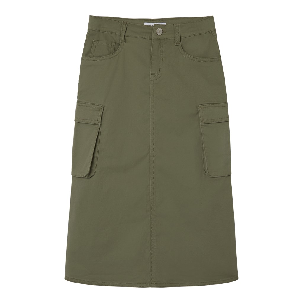 NAME IT Lang Cargo Nederdel Luna Deep Lichen Green billede