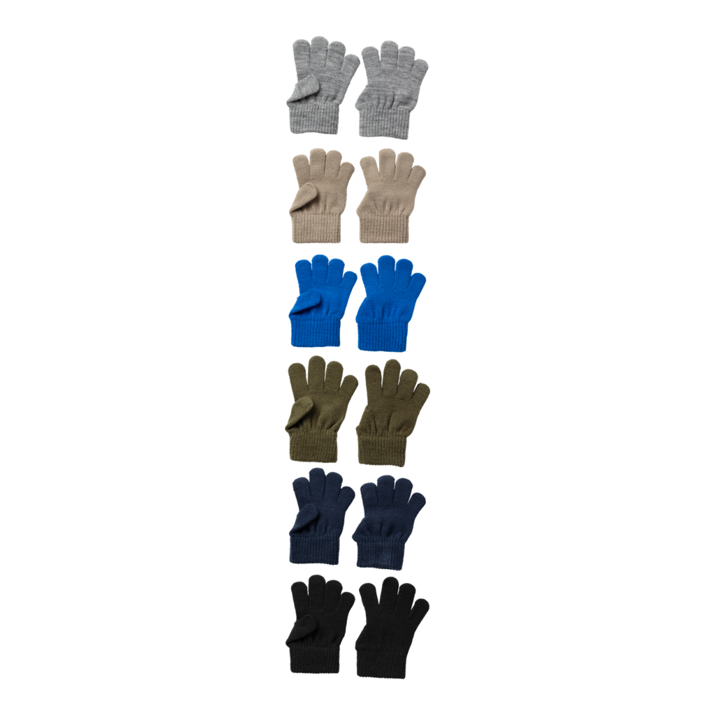 NAME IT 6-Pak Handsker Dark Denim