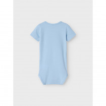 NAME IT Kortærmet Body Jus Chambray Blue