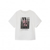 NAME IT Løs T-Shirt Lallet Jet Stream