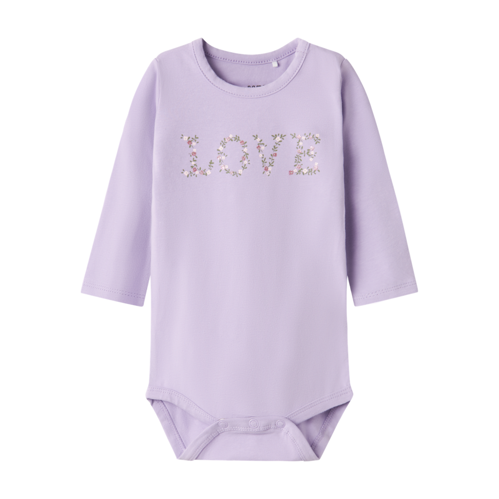 Name It Jass Langærmet Body - Purple Rose