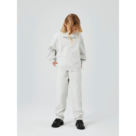 NAME IT Nakonni Sweatshirt Light Grey Melange billede