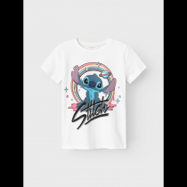 NAME IT Stitch T-shirt Dasa Bright White