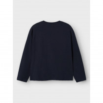 NAME IT Langærmet Bluse Vebbe Dark Sapphire