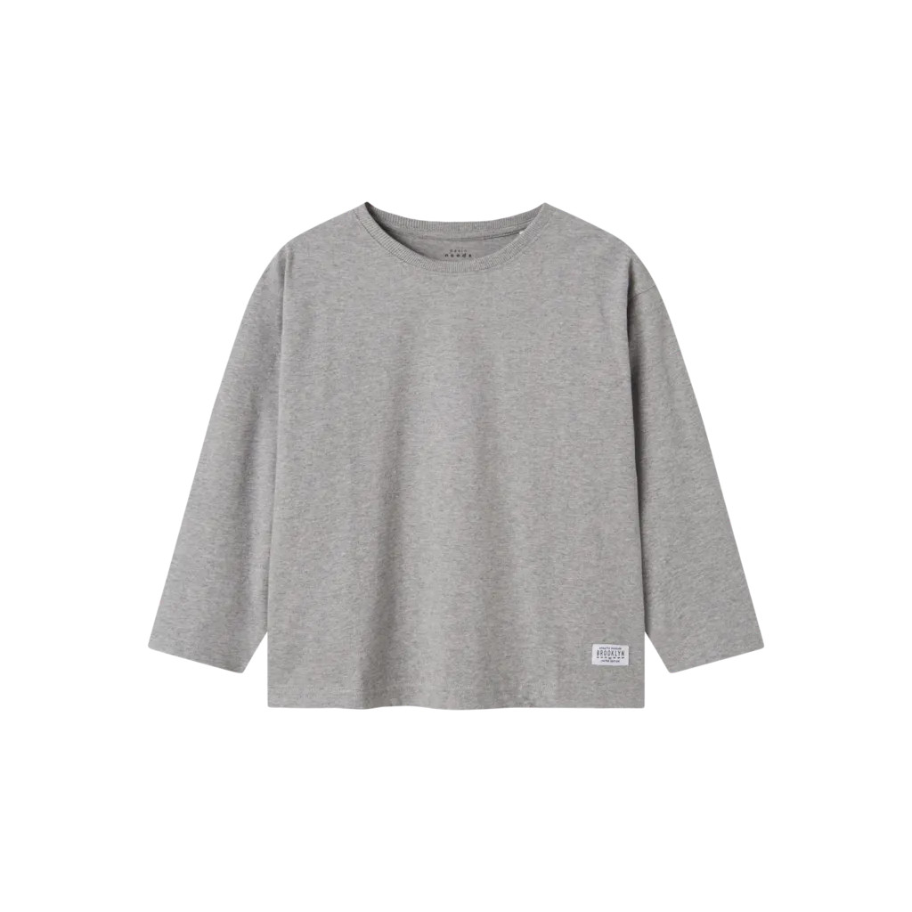 Name It Vimpel Bluse - Grey Melange