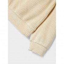 NAME IT Velour Bluse Veloa Summer Sand