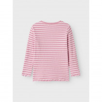 NAME IT Rib Bluse Vemma Glimmer Corsage