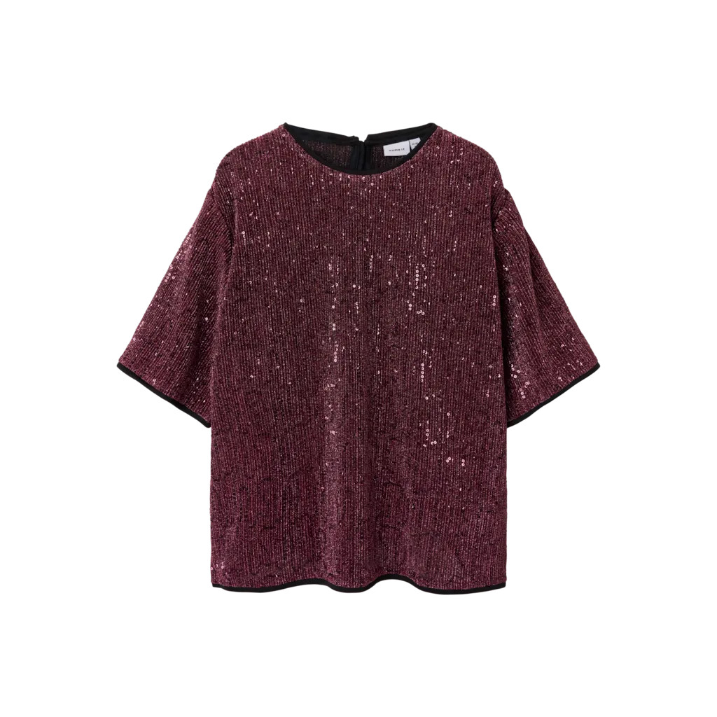 NAME IT Glimmer T-Shirt Runica Fandango Pink billede