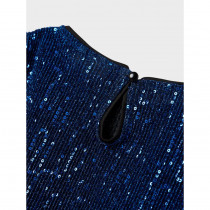 NAME IT Kortærmet Paillet Bluse Runica Surf The Web