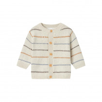 NAME IT Strik Cardigan Refolle Peyote Melange