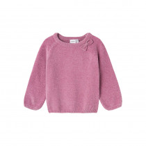 NAME IT Striktrøje Retally Mauve Orchid