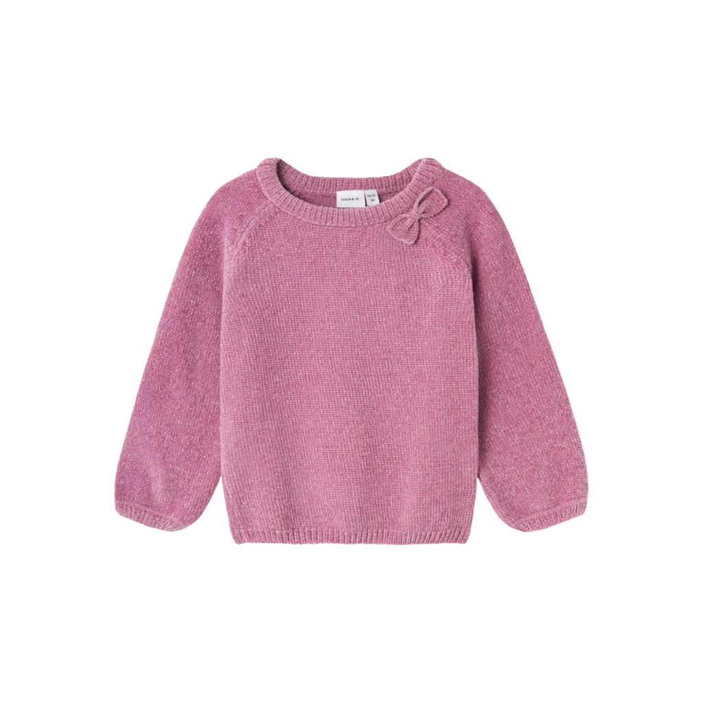 NAME IT Striktrøje Retally Mauve Orchid