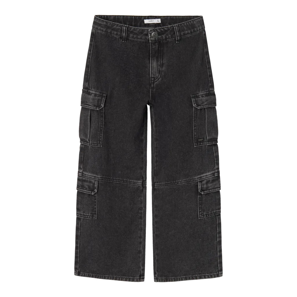 NAME IT Crago Brede Jeans Bella Black Denim