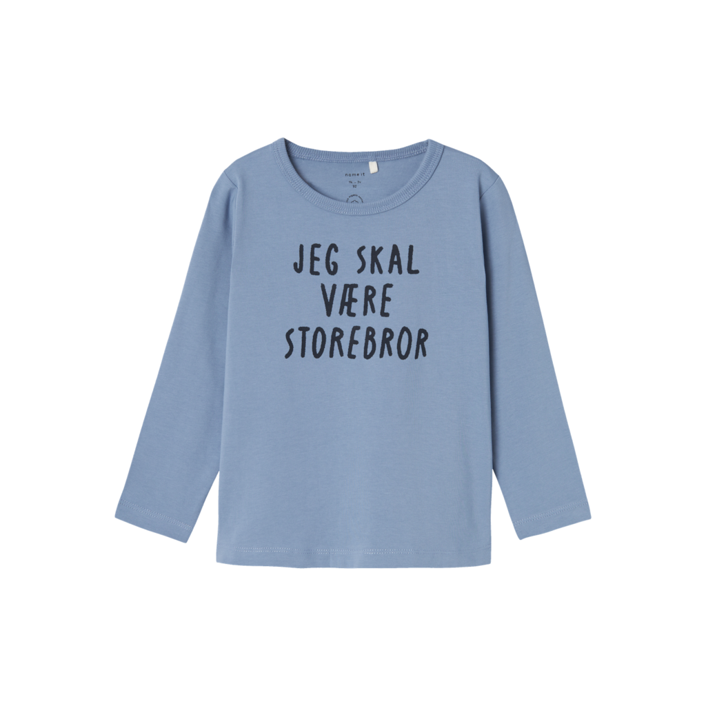 NAME IT Jeg Skal Være Storebror Bluse Troposphere