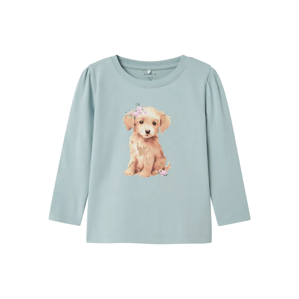 NAME IT Langærmet Bluse Ramoni Gray Mist